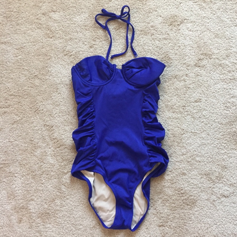 J. Crew | Rouched Underwire Swim Suit
